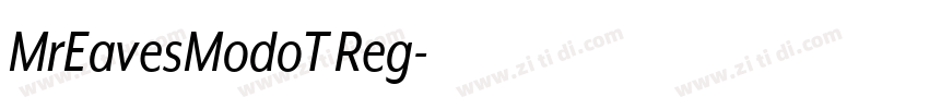 MrEavesModoT Reg字体转换
